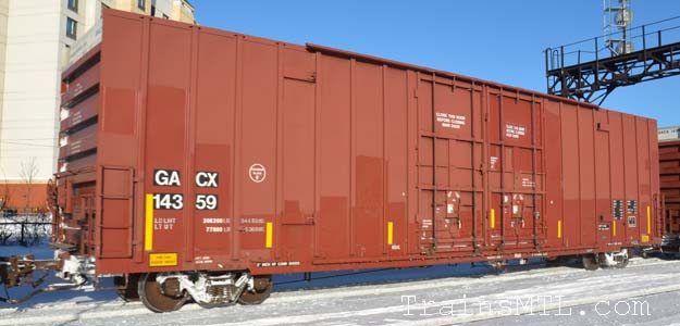 Car/wagon GACX14359 right side (Dec 2012)/ coté droit (Dec. 2012)